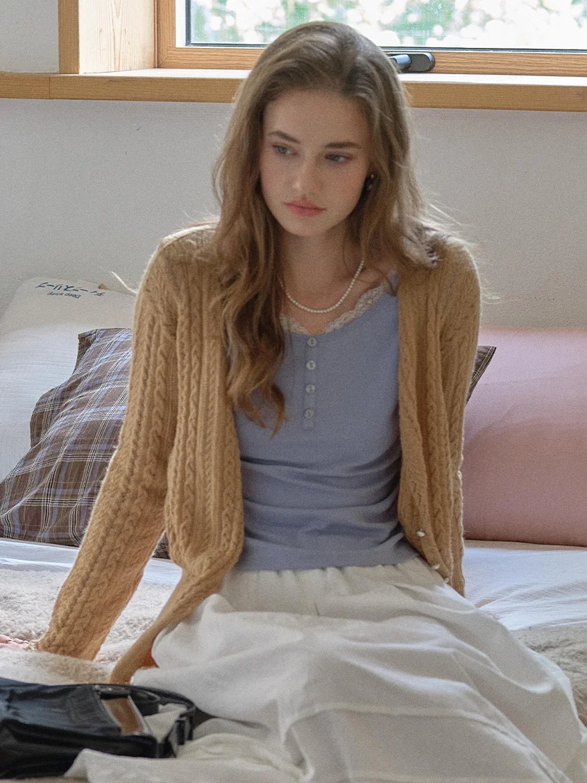 Giunone Mohair-Merino Revival Cardigan